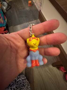 American Heart Association Super Dog Pup Keychain Collectible